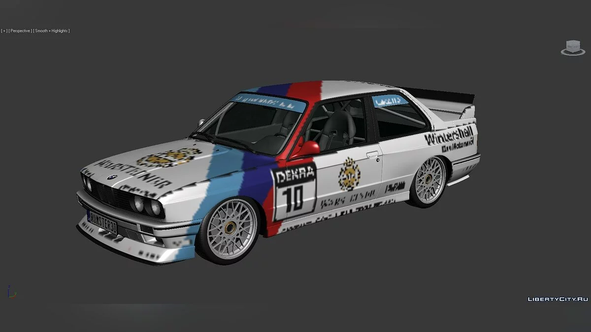 3D Models BMW 3 Series (E30) 1986 / Файлы для модмейкеров