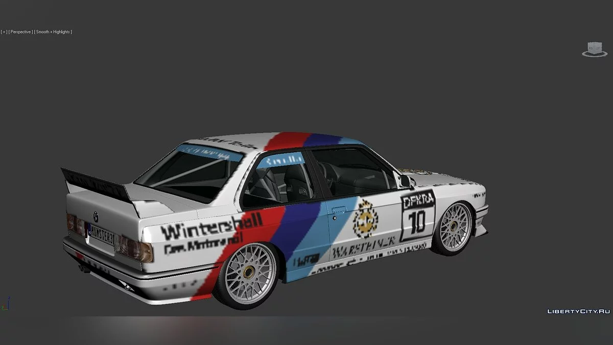 3D Models BMW 3 Series (E30) 1986 / Файлы для модмейкеров