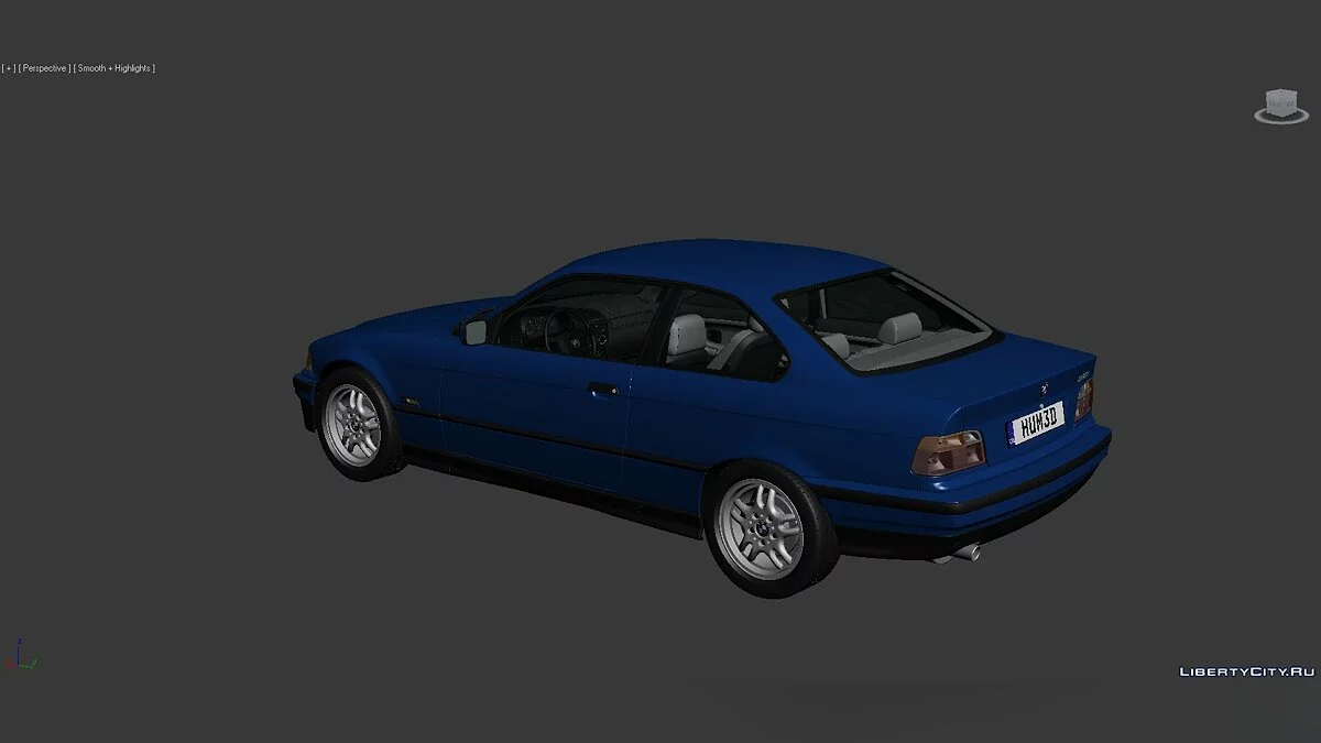 3D Models BMW 3 Series (E36) 1993 / Файлы для модмейкеров