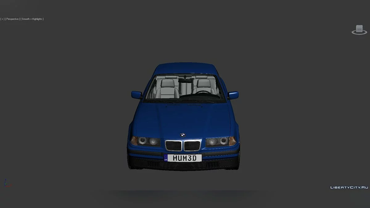 3D Models BMW 3 Series (E36) 1993 / Файлы для модмейкеров