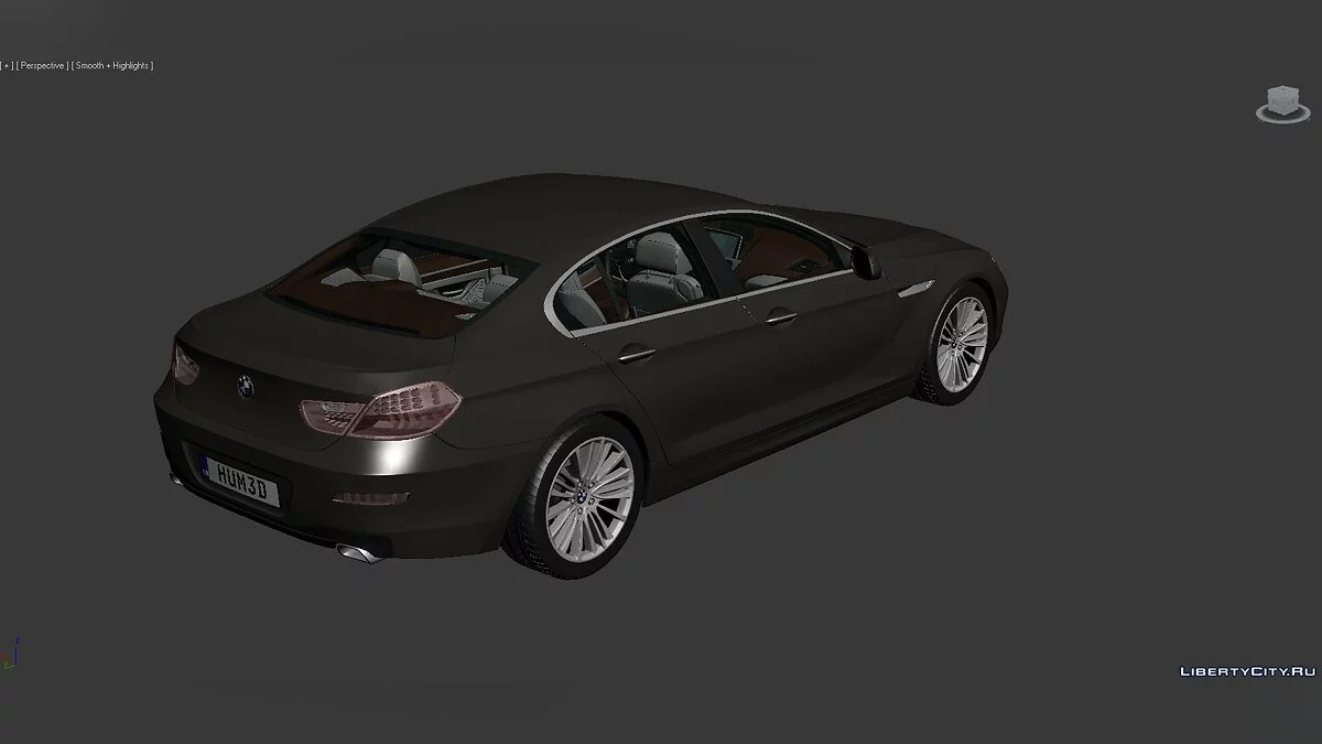 3D Models BMW 6 Series (F06) 2012 / Файлы для модмейкеров