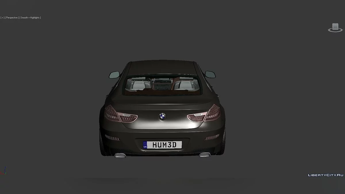 3D Models BMW 6 Series (F06) 2012 / Файлы для модмейкеров