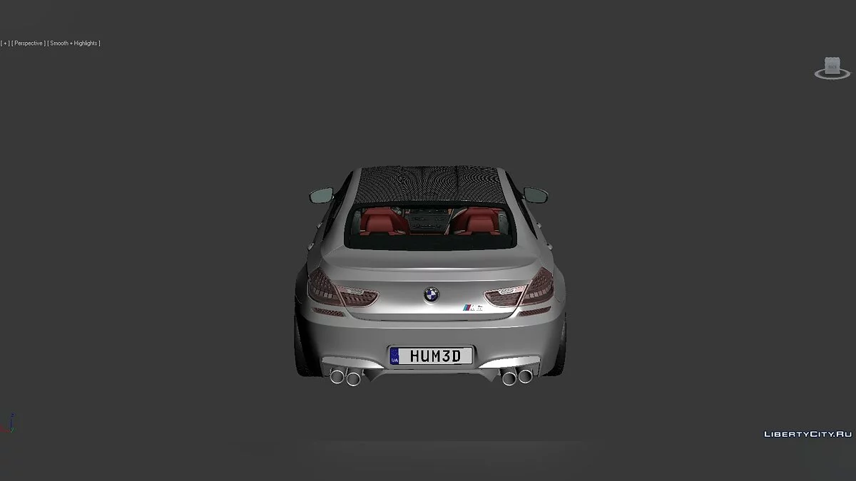 3D Models BMW 6 Series (F06) 2013 / Файлы для модмейкеров