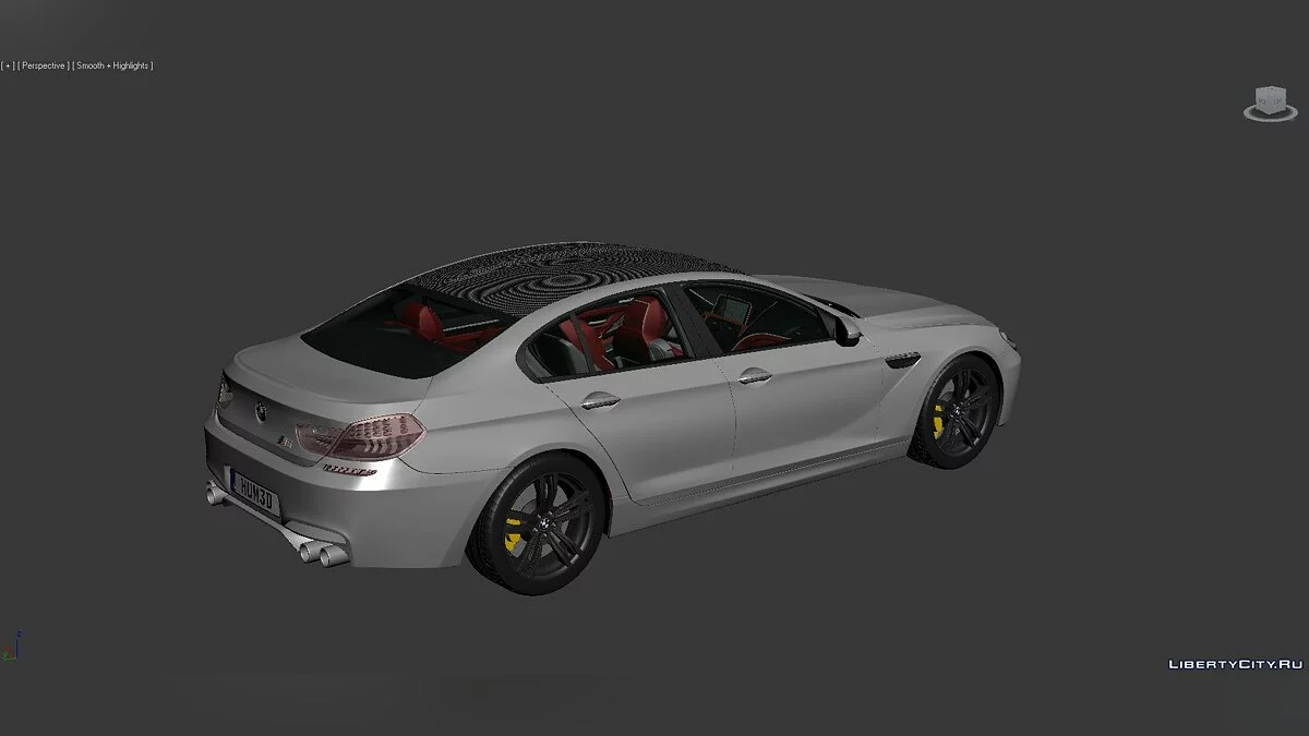 3D Models BMW 6 Series (F06) 2013 / Файлы для модмейкеров