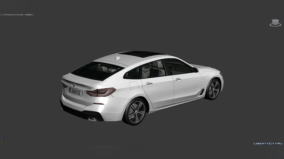 3D Models BMW 6 Series (G32) 2017 / Файлы для модмейкеров