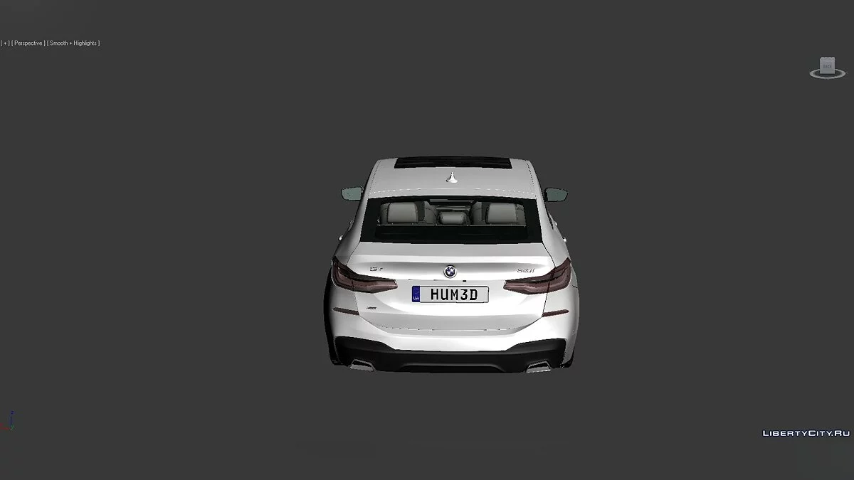 3D Models BMW 6 Series (G32) 2017 / Файлы для модмейкеров