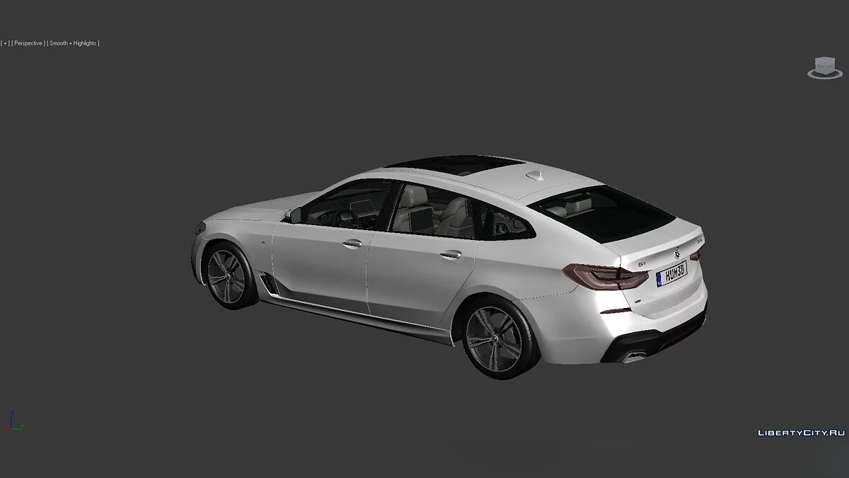 3D Models BMW 6 Series (G32) 2017 / Файлы для модмейкеров
