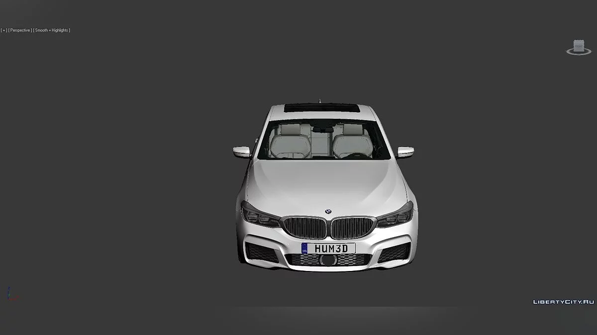 3D Models BMW 6 Series (G32) 2017 / Файлы для модмейкеров