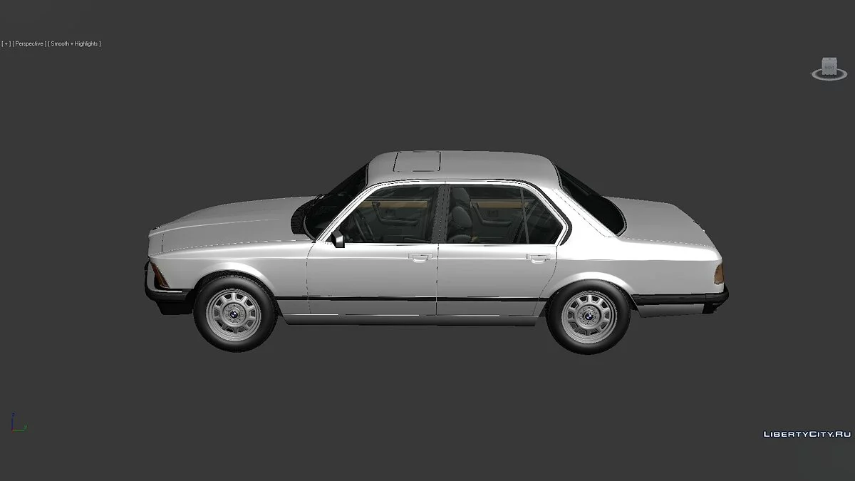 3D Models BMW 7 Series (E23) 1982 / Файлы для модмейкеров
