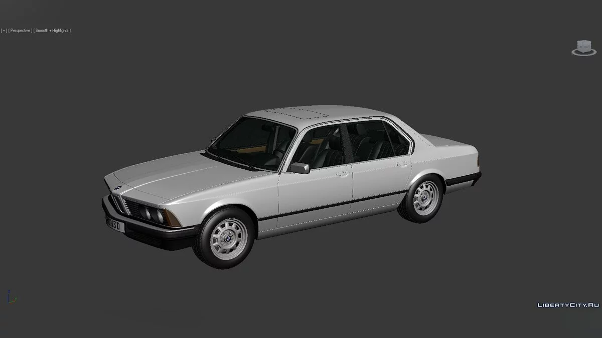 3D Models BMW 7 Series (E23) 1982 / Файлы для модмейкеров