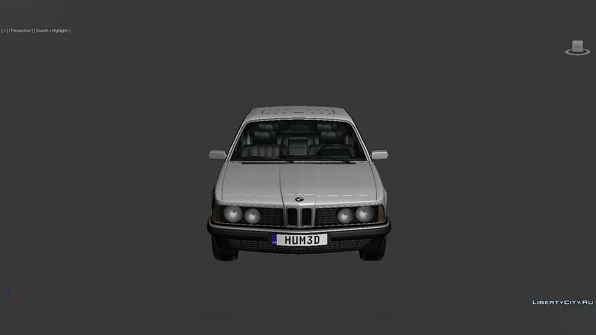 3D Models BMW 7 Series (E23) 1982 / Файлы для модмейкеров