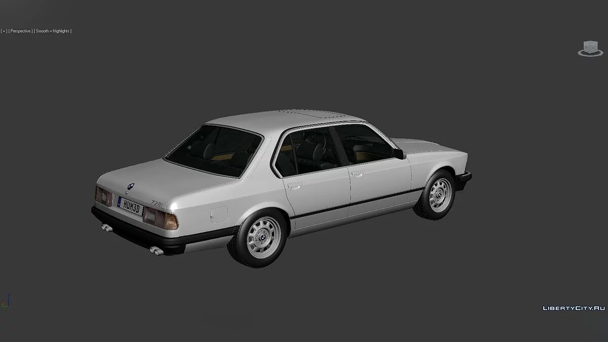 3D Models BMW 7 Series (E23) 1982 / Файлы для модмейкеров