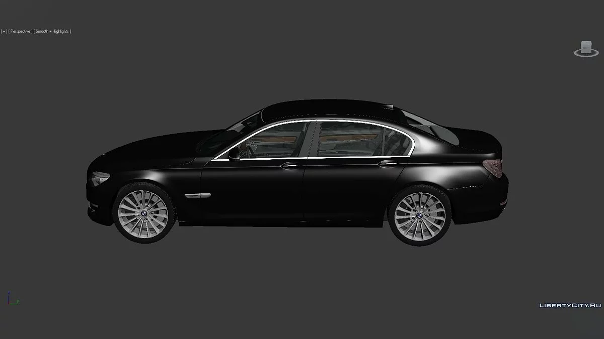 3D Models BMW 7 Series (F02) 2013 / Файлы для модмейкеров