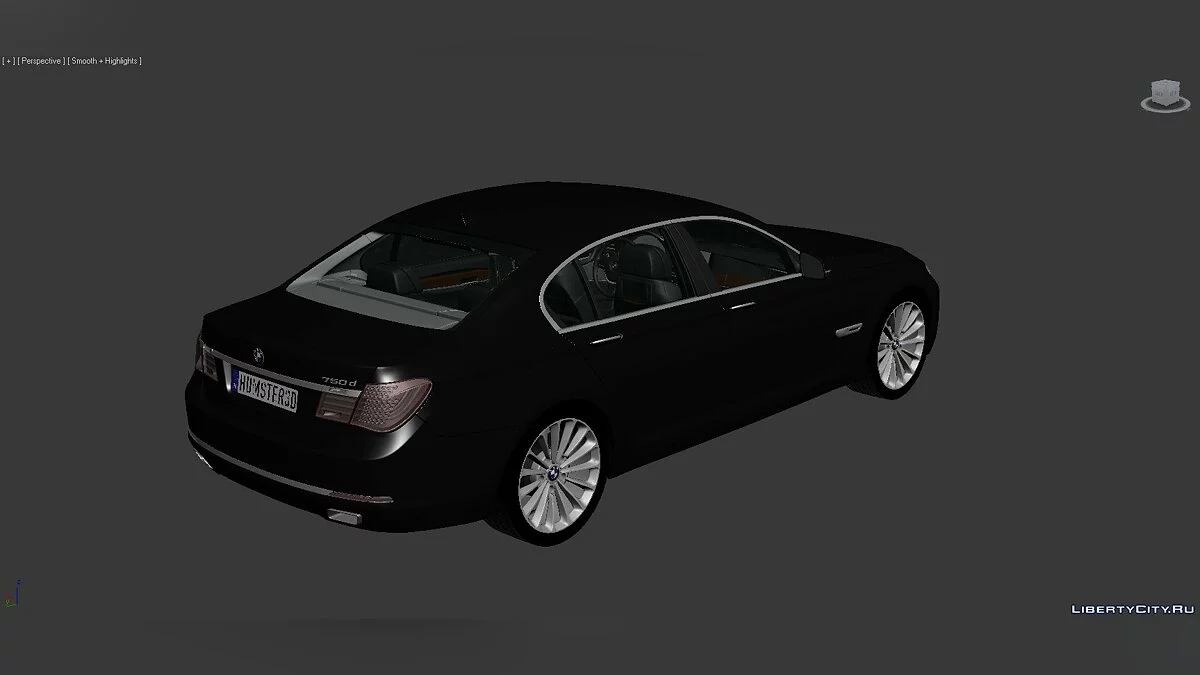 3D Models BMW 7 Series (F02) 2013 / Файлы для модмейкеров
