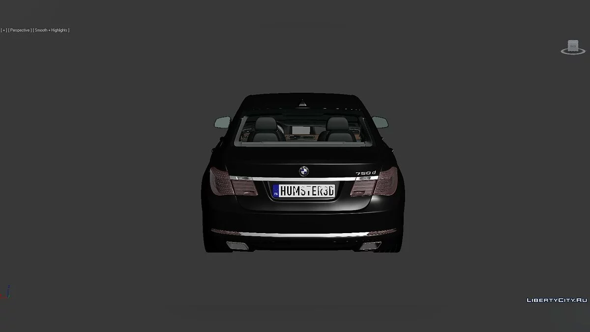 3D Models BMW 7 Series (F02) 2013 / Файлы для модмейкеров