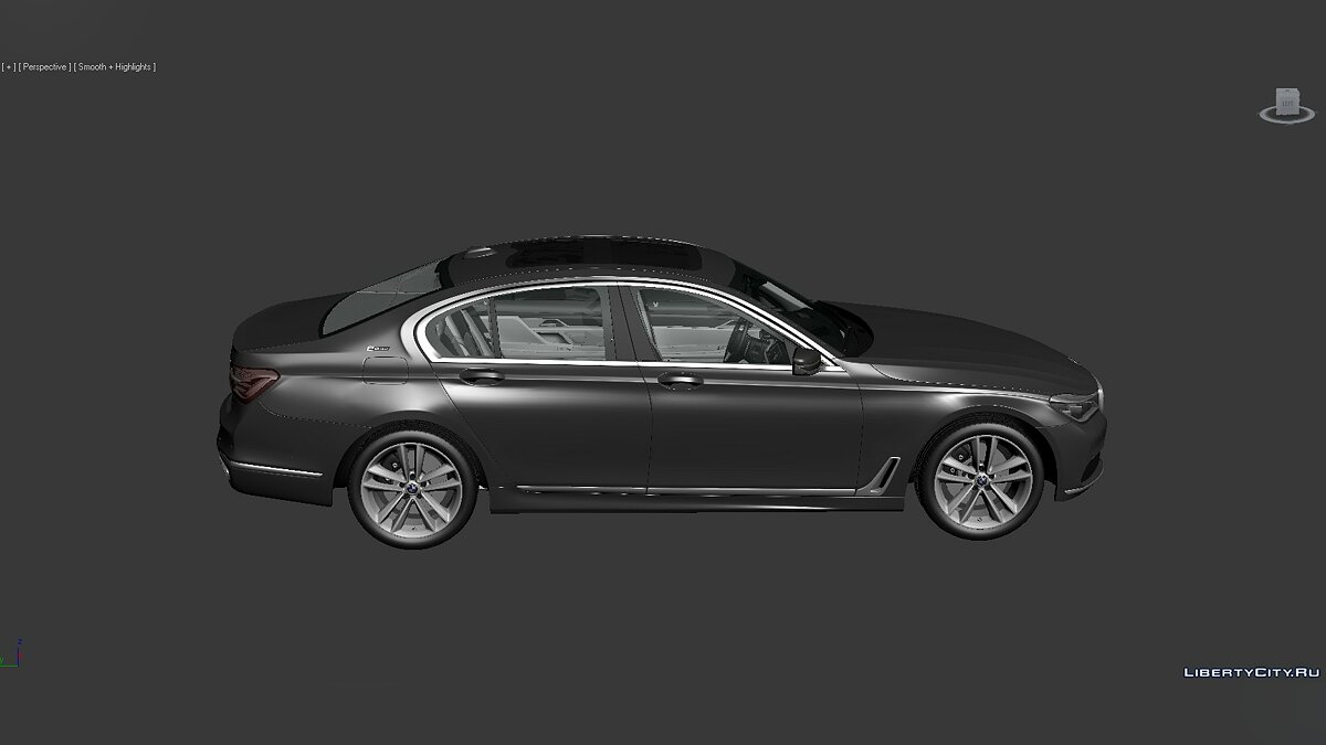 Скачать 3D Models BMW 7 Series (G12) 2015 для модмейкеров