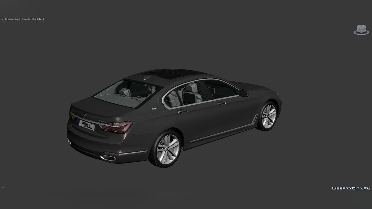 3D Models BMW 7 Series (G12) 2015 / Файлы для модмейкеров