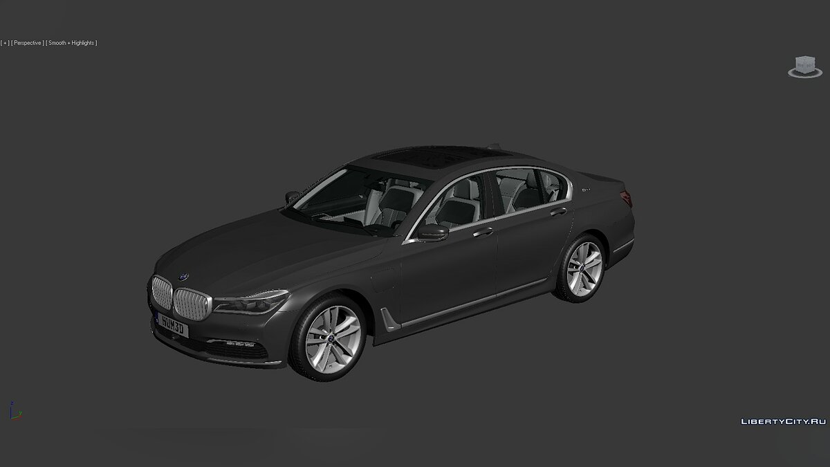 Скачать 3D Models BMW 7 Series (G12) 2015 для модмейкеров