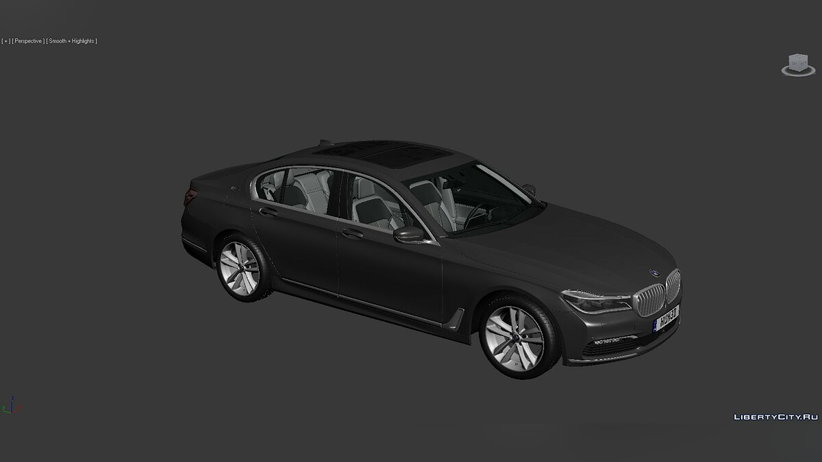 Скачать 3D Models BMW 7 Series (G12) 2015 для модмейкеров