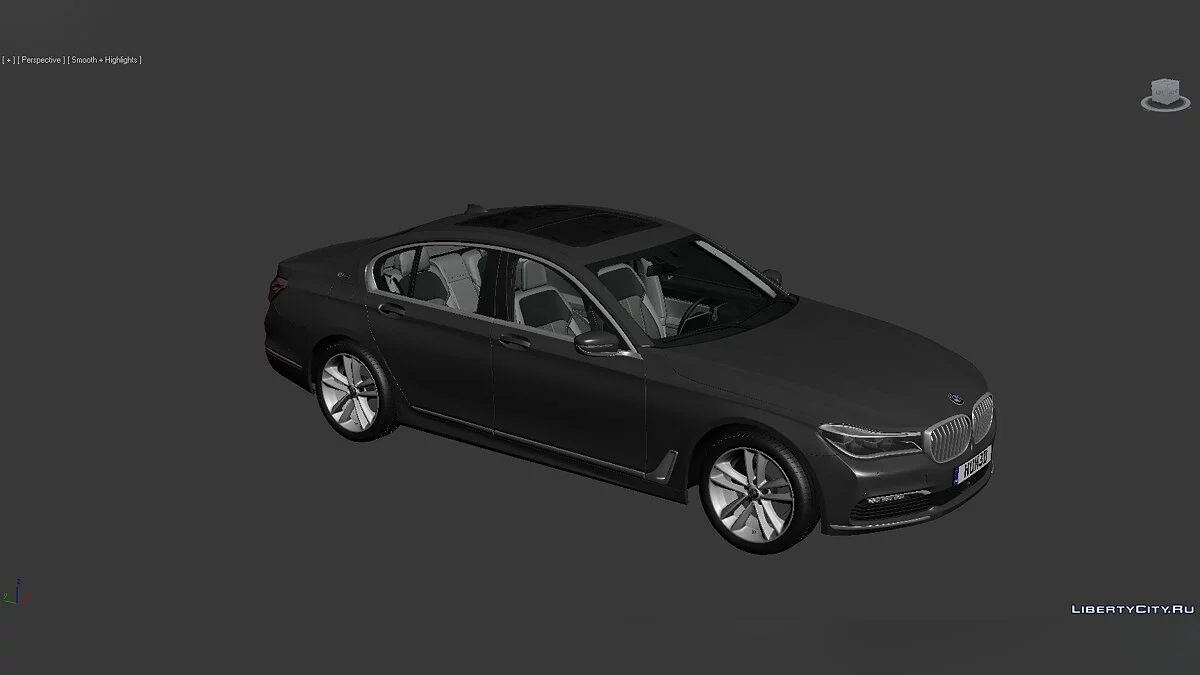 3D Models BMW 7 Series (G12) 2015 / Файлы для модмейкеров