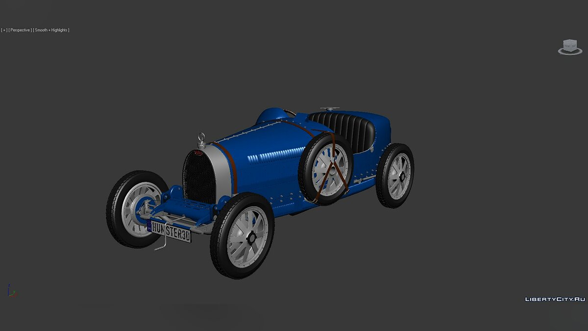 Скачать 3D Models Bugatti Type 35 1924 для модмейкеров