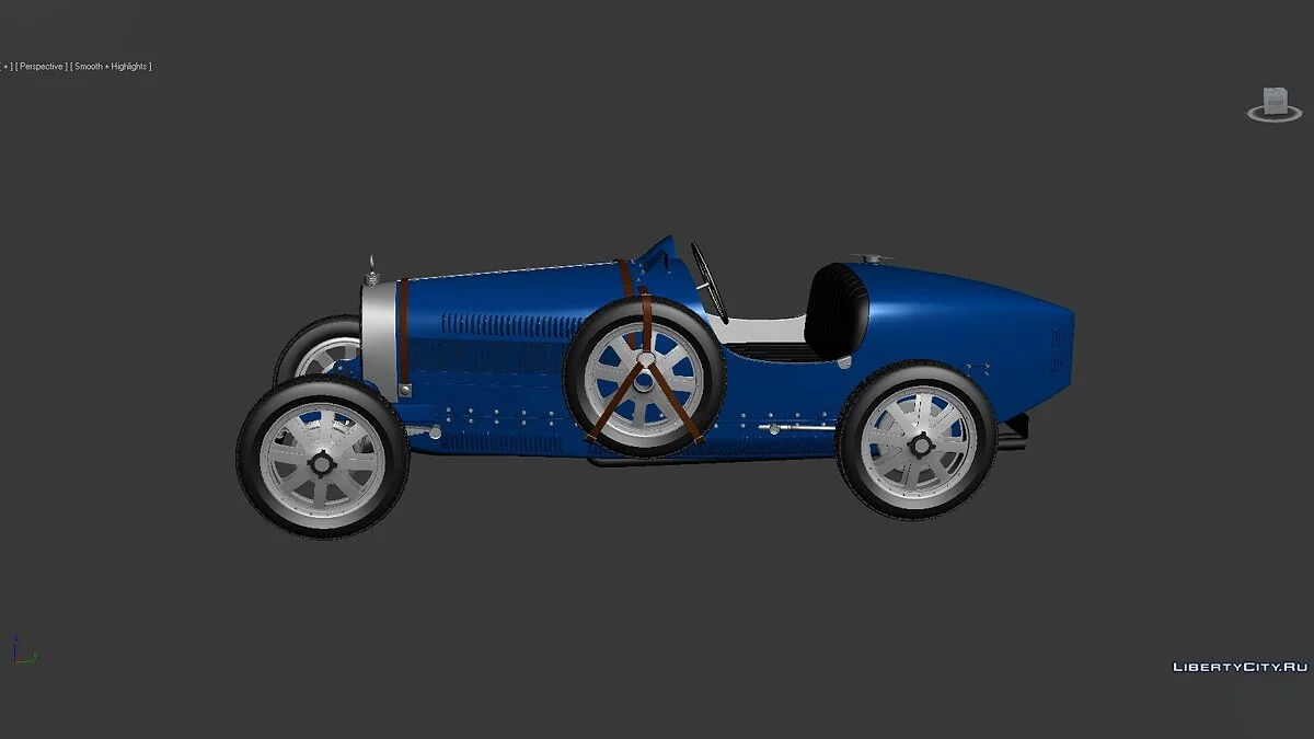 3D Models Bugatti Type 35 1924 / Файлы для модмейкеров