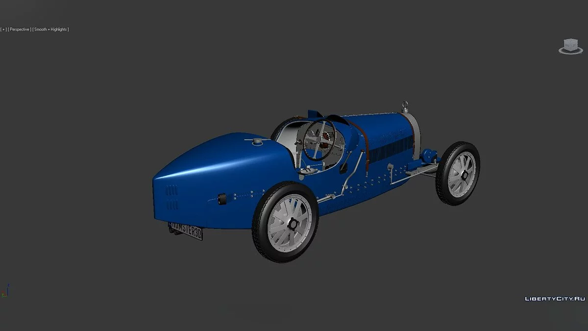 3D Models Bugatti Type 35 1924 / Файлы для модмейкеров