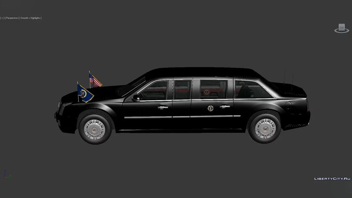 3D Models Cadillac US Presidential State 2017 / Файлы для модмейкеров