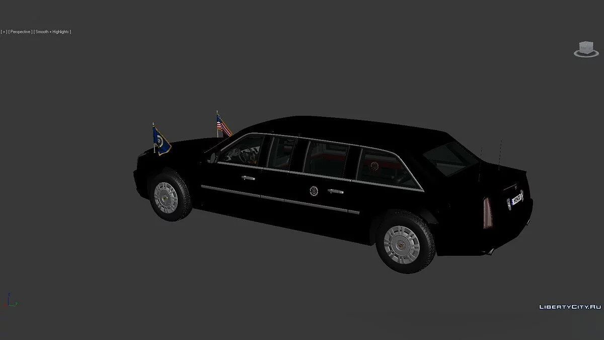 3D Models Cadillac US Presidential State 2017 / Файлы для модмейкеров