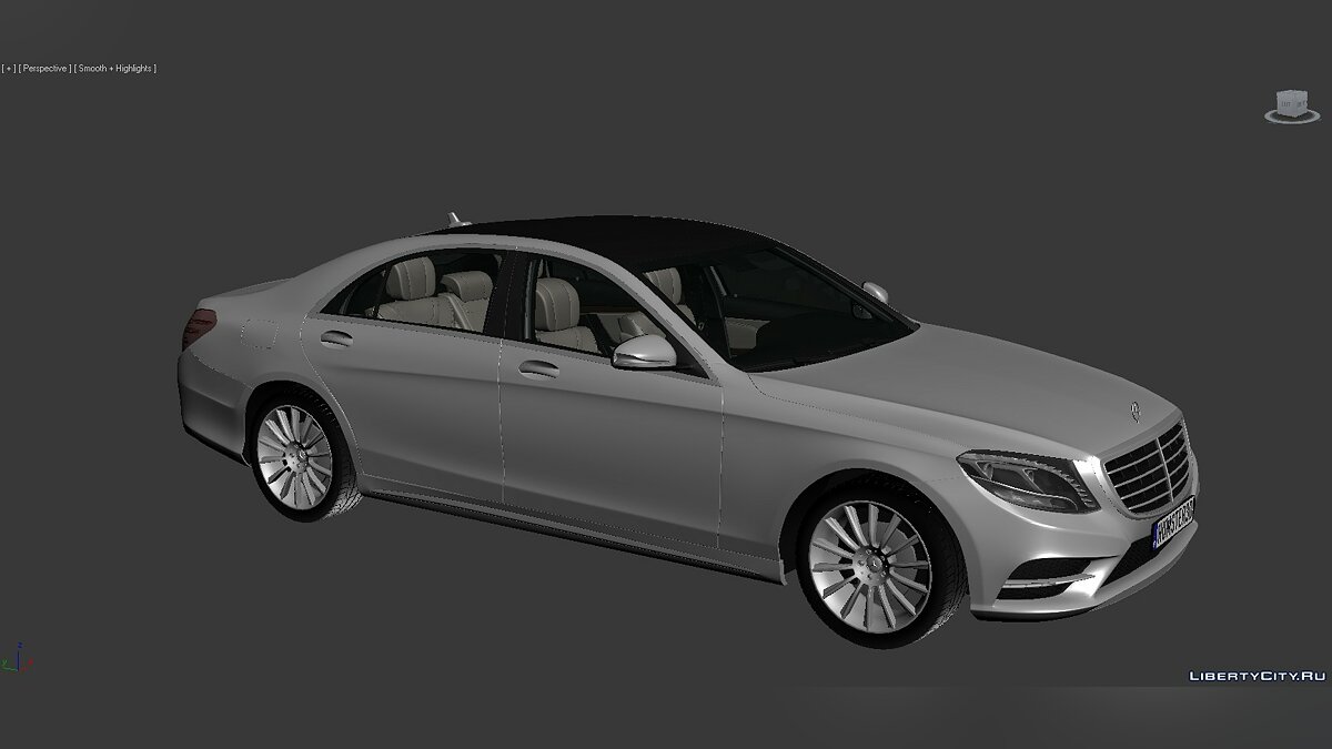 Скачать 3D Models Mercedes-Benz S-Class (W222) 2014 для модмейкеров