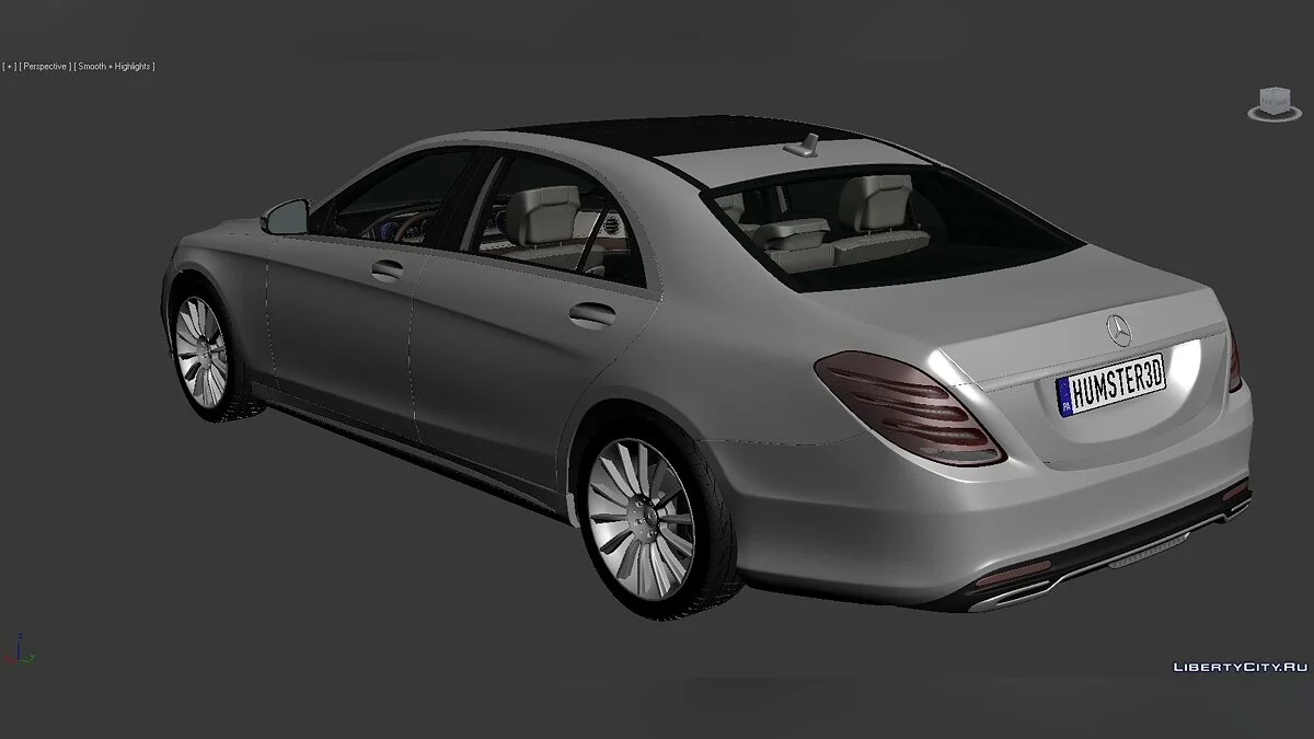 3D Models Mercedes-Benz S-Class (W222) 2014 / Файлы для модмейкеров