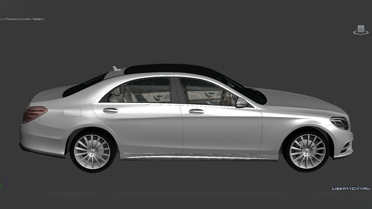 Скачать 3D Models Mercedes-Benz S-Class (W222) 2014 для модмейкеров