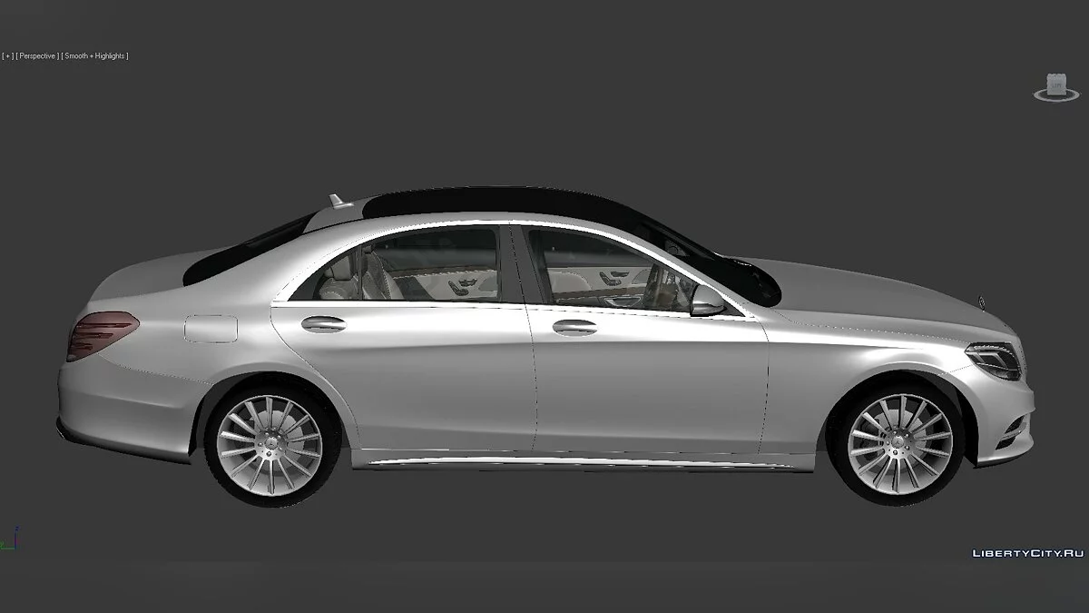 3D Models Mercedes-Benz S-Class (W222) 2014 / Файлы для модмейкеров