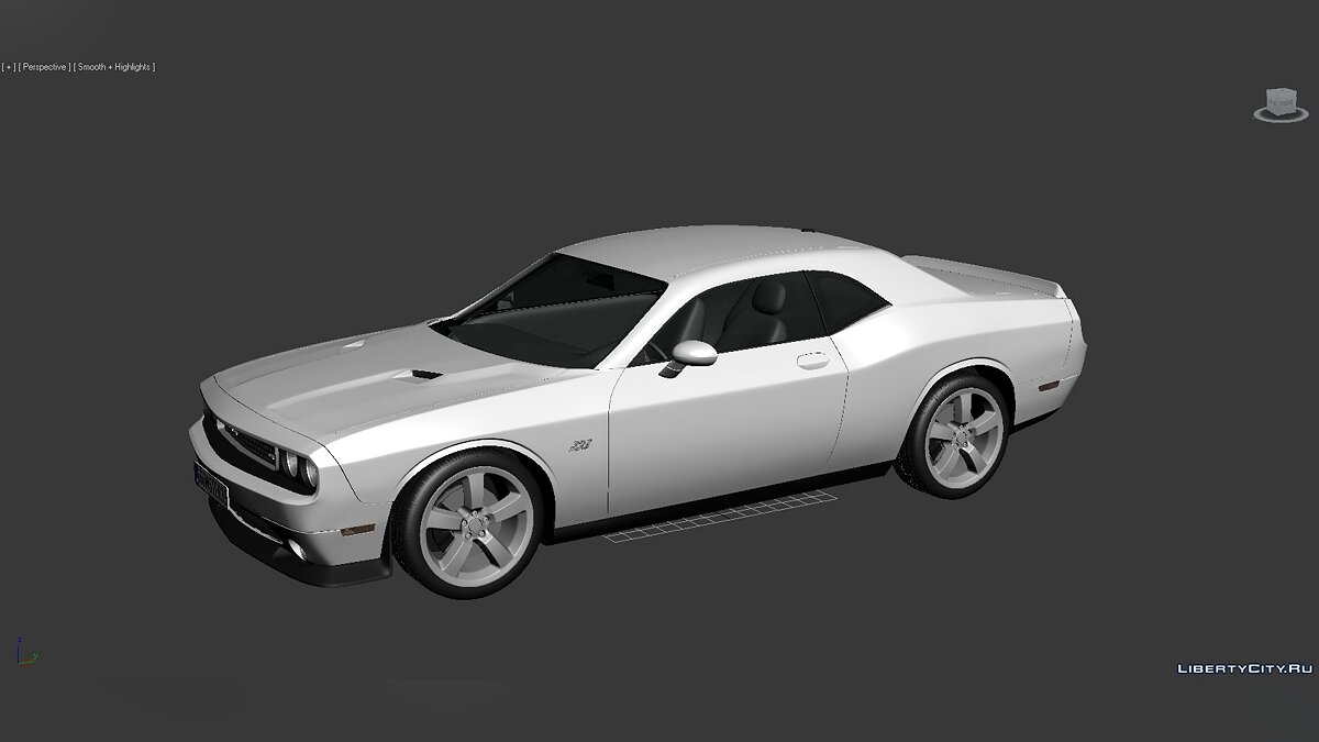 3D Models Dodge Challenger SRT8 2011 для модмейкеров - Картинка #1