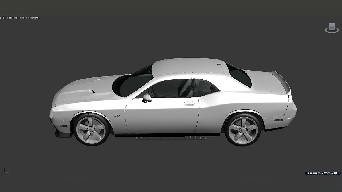 3D Models Dodge Challenger SRT8 2011 для модмейкеров - Картинка #2