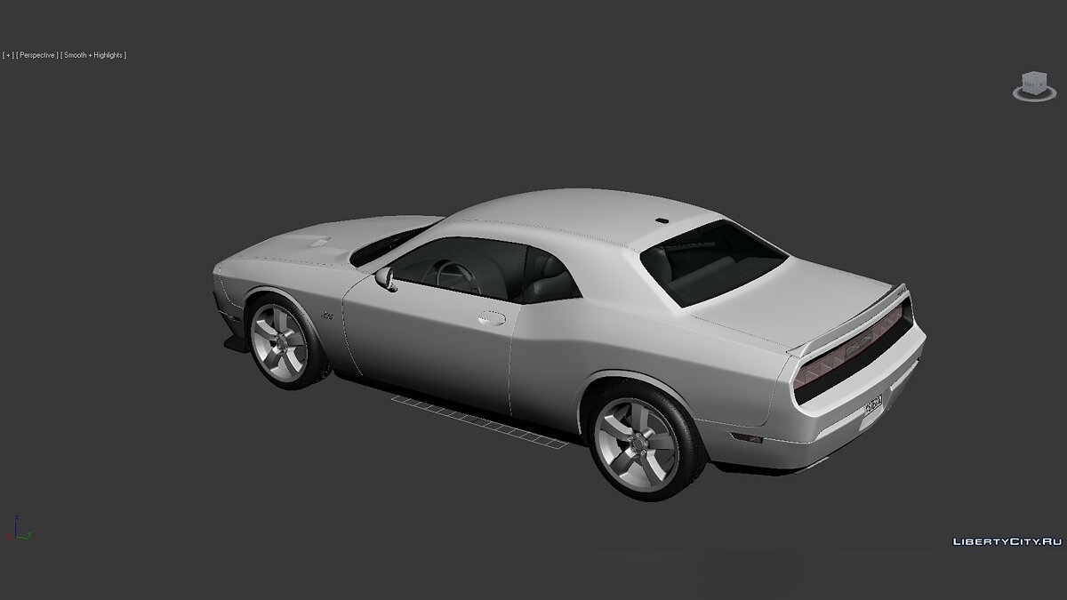 3D Models Dodge Challenger SRT8 2011 для модмейкеров - Картинка #4