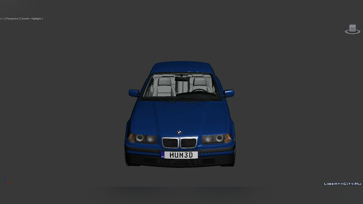 3D Models BMW 3 Series (E36) 1993 для модмейкеров - Картинка #4