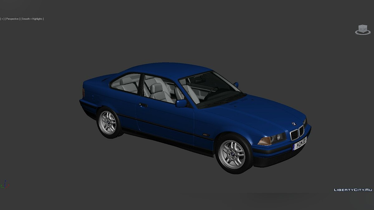 3D Models BMW 3 Series (E36) 1993 для модмейкеров - Картинка #5