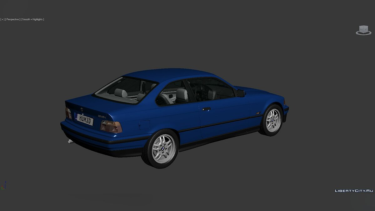 3D Models BMW 3 Series (E36) 1993 для модмейкеров - Картинка #6