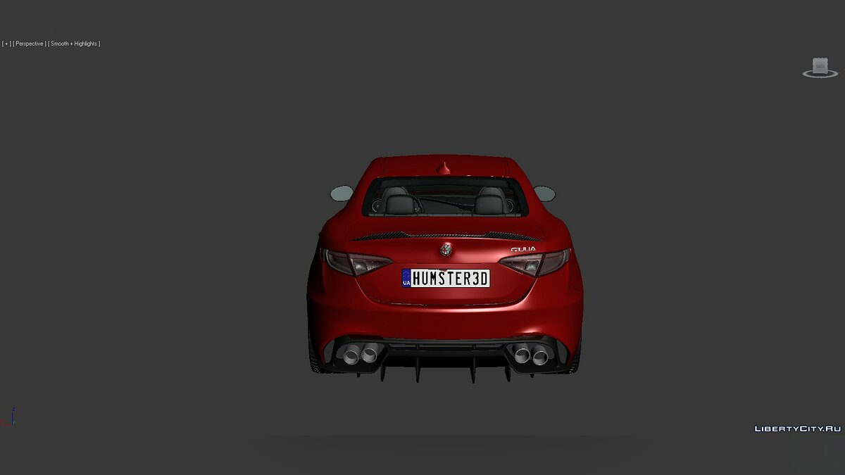 3D Models Alfa Romeo Giulia Quadrifoglio 2016 для модмейкеров - Картинка #2