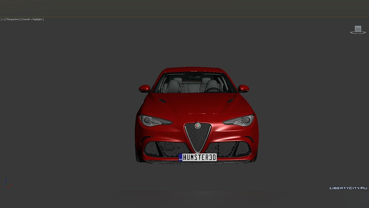 3D Models Alfa Romeo Giulia Quadrifoglio 2016 для модмейкеров - Картинка #5