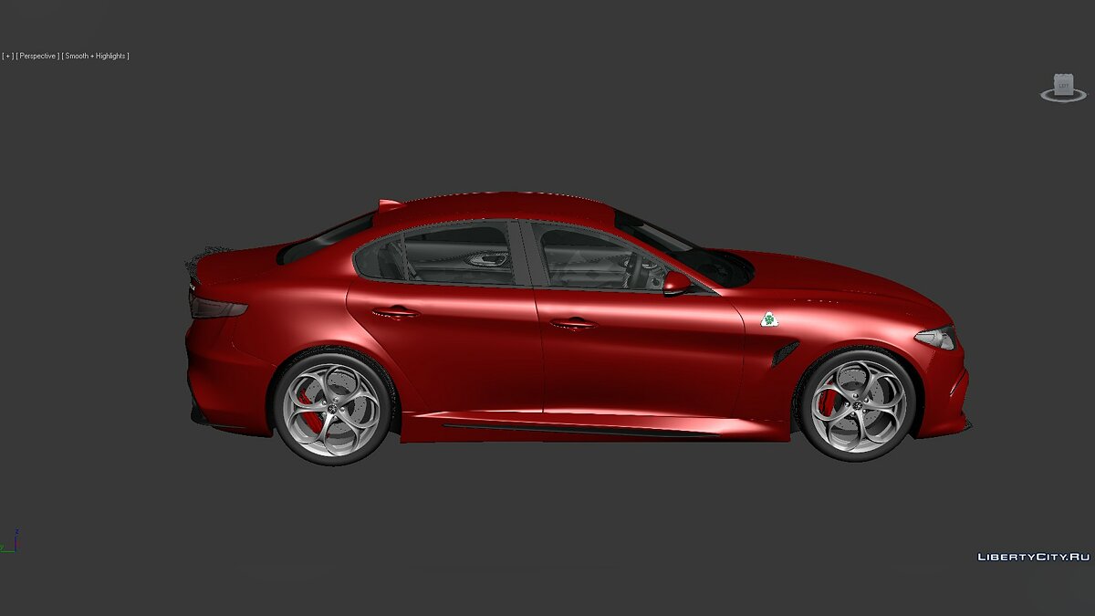 3D Models Alfa Romeo Giulia Quadrifoglio 2016 для модмейкеров - Картинка #6