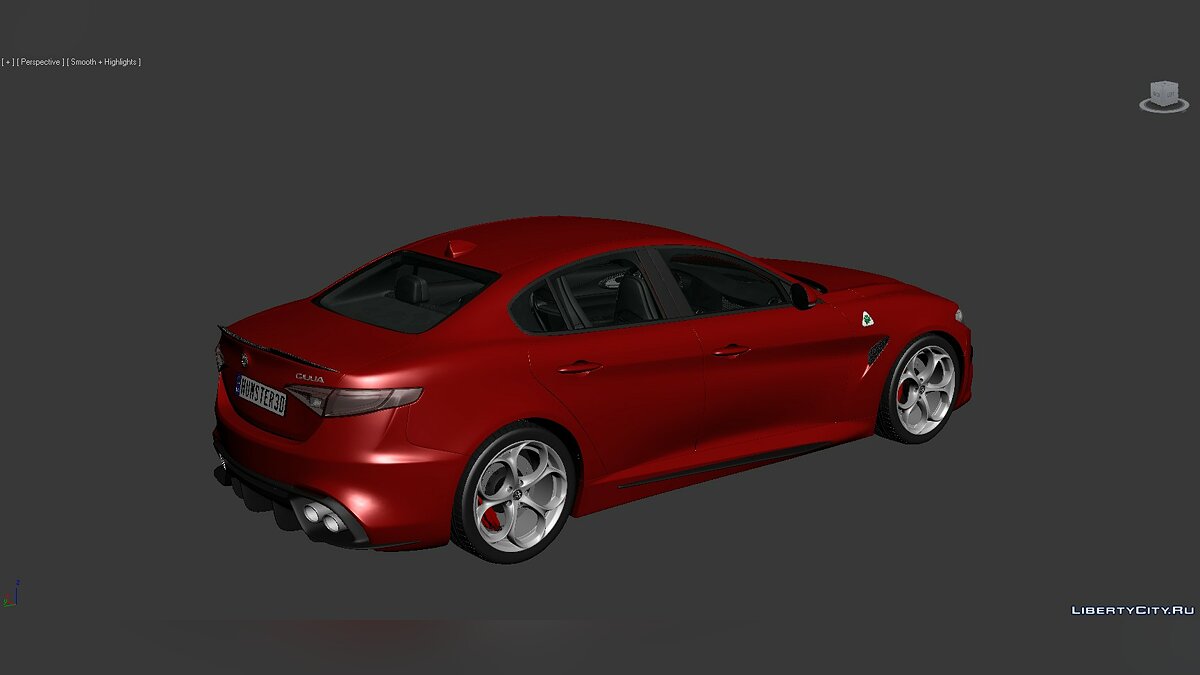 3D Models Alfa Romeo Giulia Quadrifoglio 2016 для модмейкеров - Картинка #7
