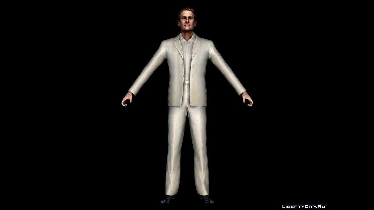 Модель Владимира Лема из Max Payne 2 для модмейкеров - Картинка #1