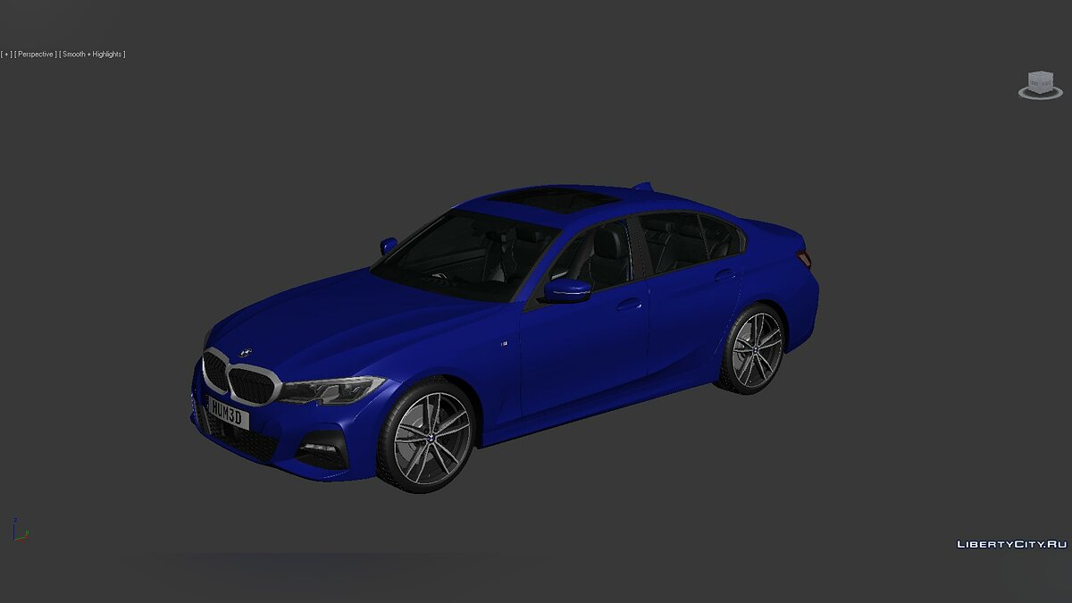 3D Models BMW 3 Series (G20) 2019 для модмейкеров - Картинка #1