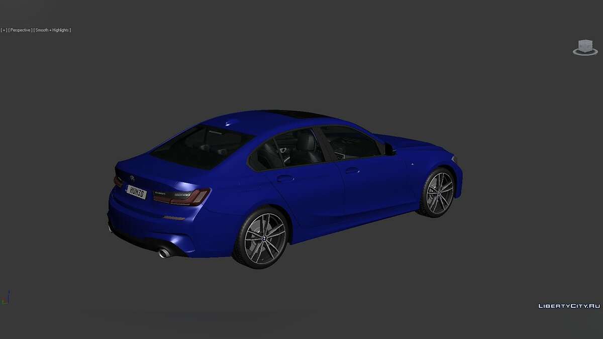 3D Models BMW 3 Series (G20) 2019 для модмейкеров - Картинка #3