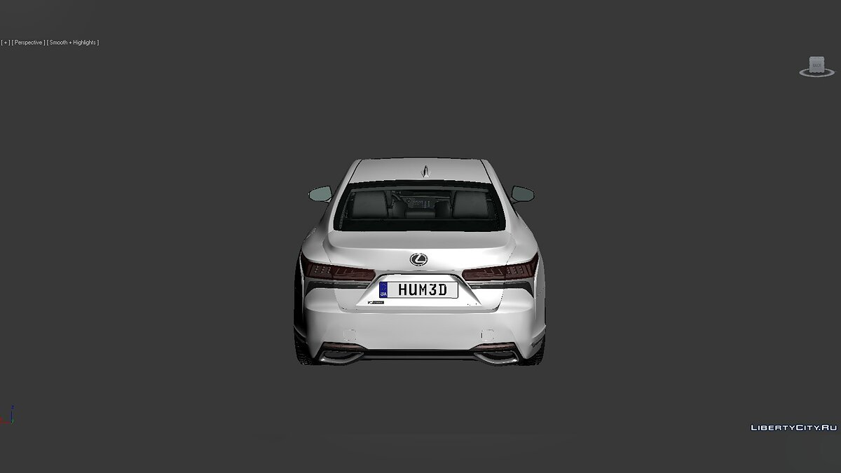 3D Models Lexus LS (XF50) F Sport 2018 для модмейкеров - Картинка #2