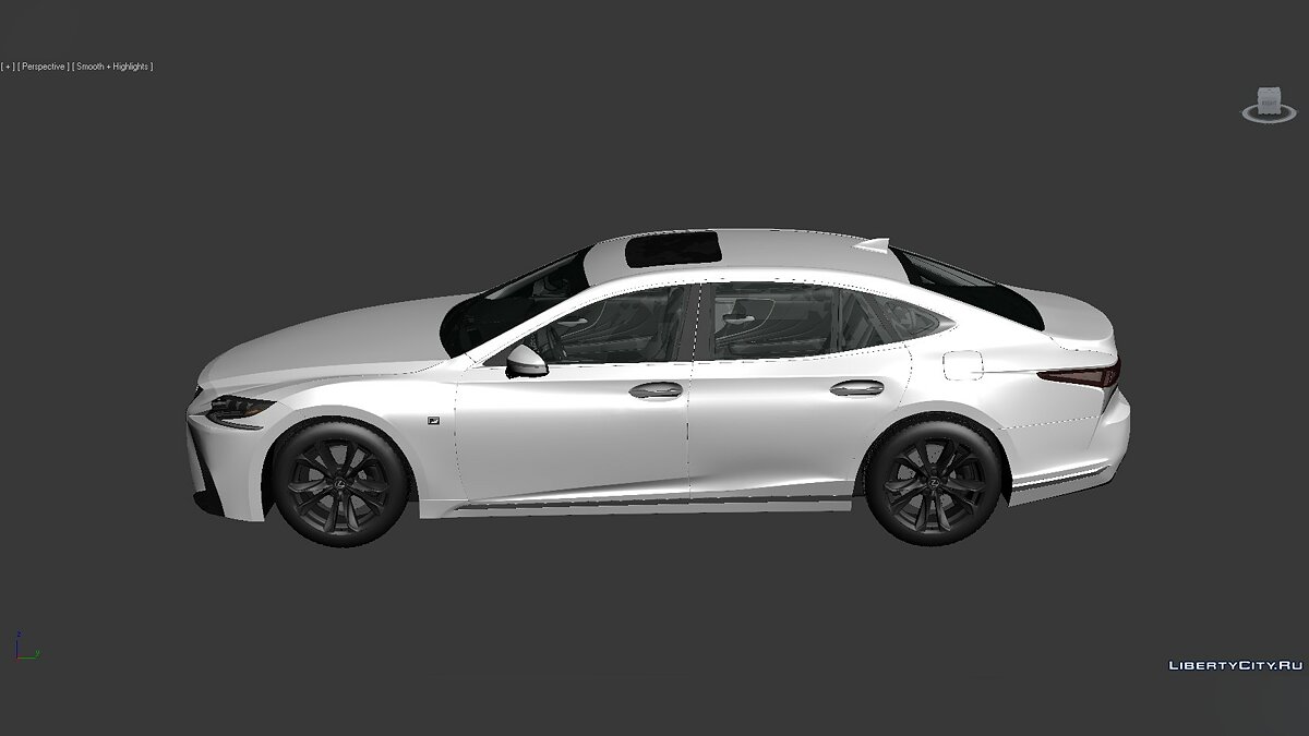 3D Models Lexus LS (XF50) F Sport 2018 для модмейкеров - Картинка #3