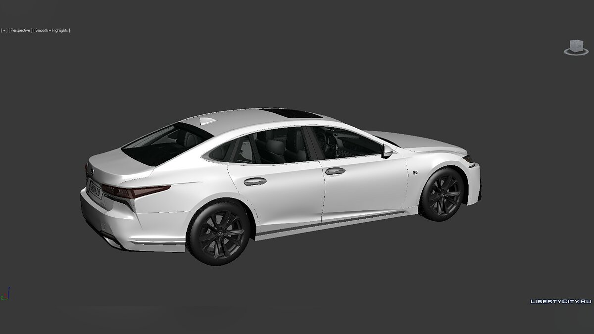 3D Models Lexus LS (XF50) F Sport 2018 для модмейкеров - Картинка #4