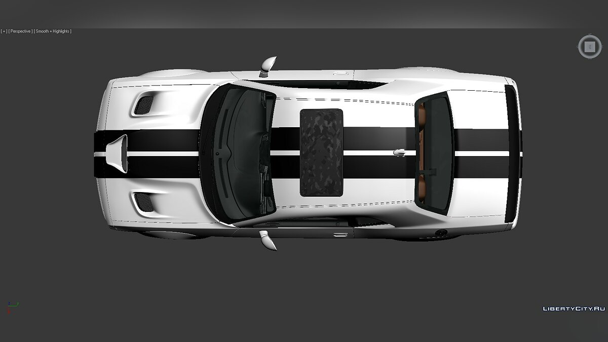 3D Models Dodge Challenger SRT Hellcat Widebody 2018 для модмейкеров - Картинка #5